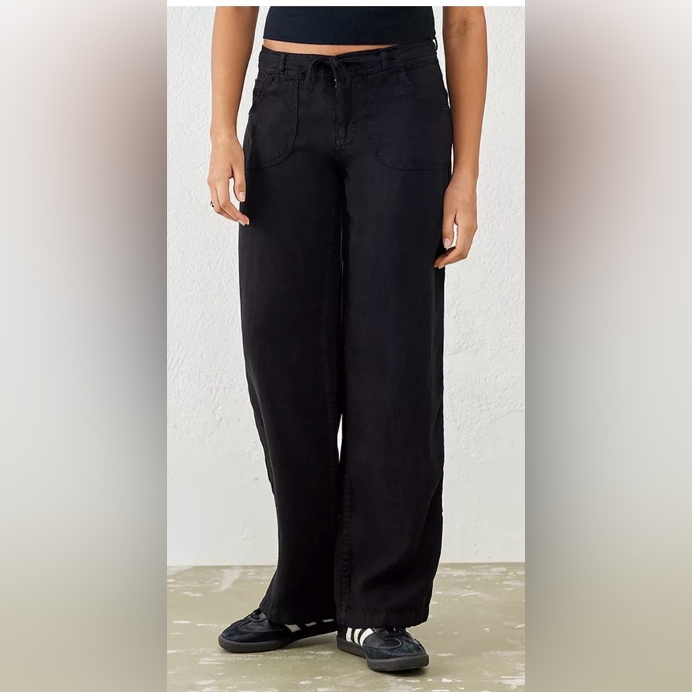 Classic Black Wide-Leg Women's Jumpsuit Pants